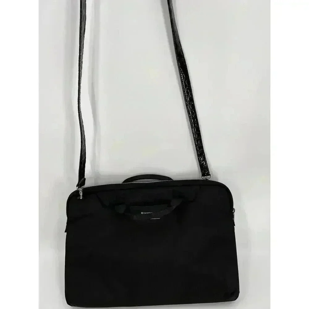 Brenthaven Laptop Bag Messenger Notebook Case Black Double Handle 15.5